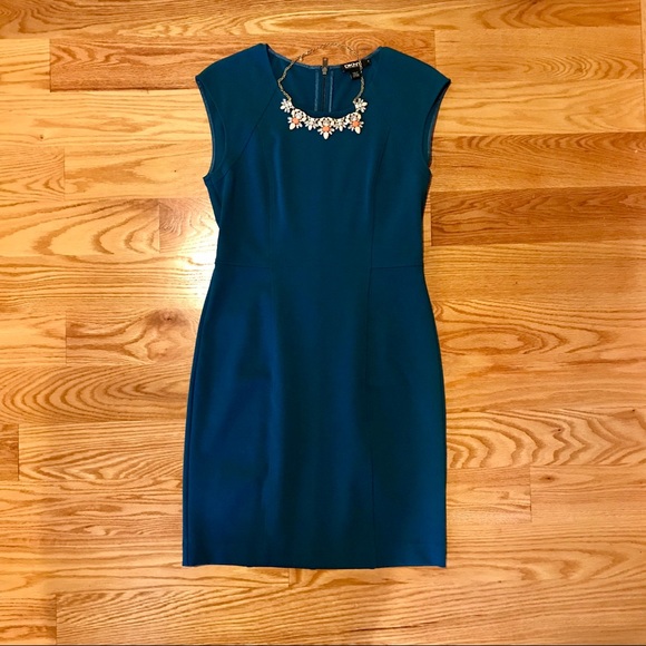 DKNY Dresses & Skirts - 💕host pick 💕 Gorgeous turquoise DKNY dress